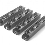 Fixed and adjustable rail