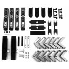 Rail, sliding blocks and handle kit for sliding windows allco 60/S