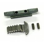 Closing kit with stainless steel hook and keeper zamak for sliding handle